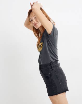 madewell mom jean short