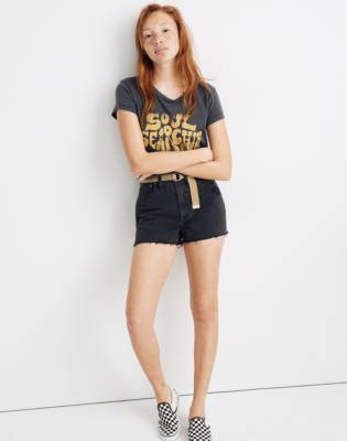 madewell mom jean short