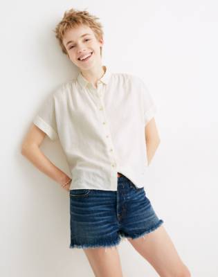 madewell dad jean shorts