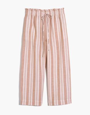 striped pull on pants