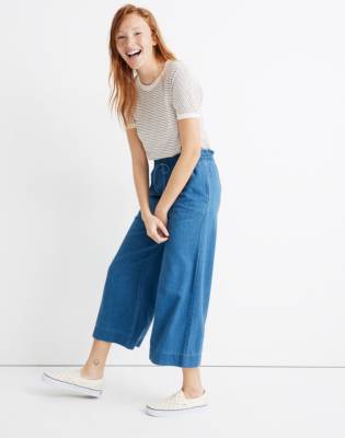 madewell huston crop pants