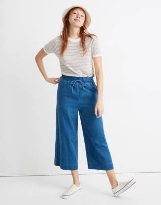 madewell huston pull on pants