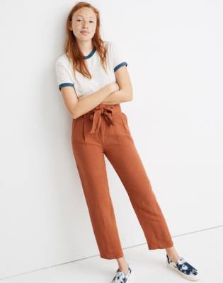 madewell paperbag jeans