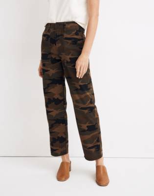 army fatigue flare pants