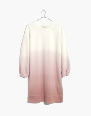 madewell sweatshirt dress