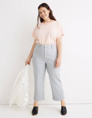crop slim pants