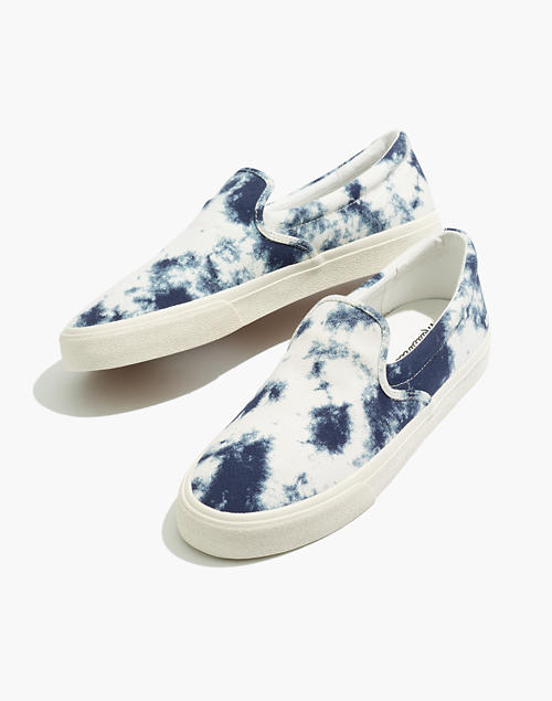 2020 Canvas Shoes for Women,Slip-On Tie-Dye Colorblock Casual Sneakers Fashion Hand-Painted Color Round Toe Flat-Bottomed Large Size Canvas Shoes