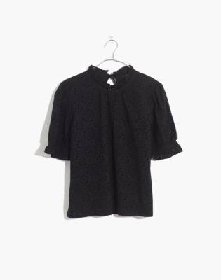 studio ruffle hem top madewell