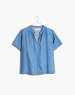 madewell chambray top