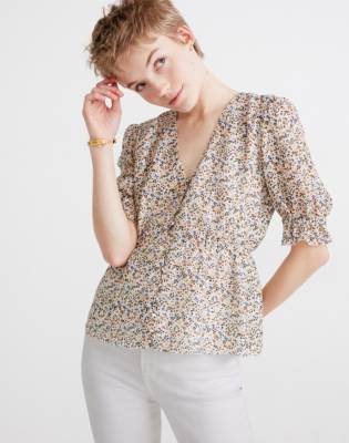 madewell peplum top