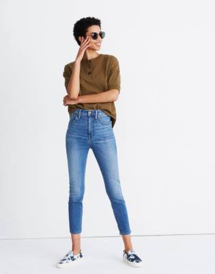 madewell skinny crop jeans