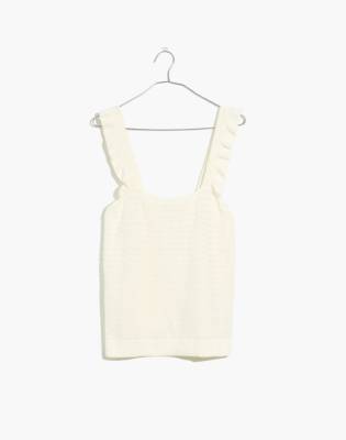 white sweater tank