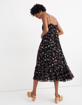 madewell cami midi dress