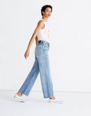 madewell jeans wide leg