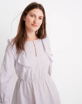 madewell off the shoulder dress