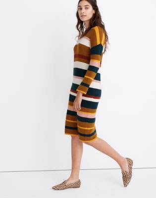 madewell midi sweater dress