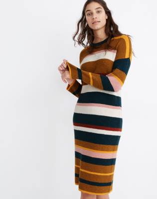 madewell midi sweater dress