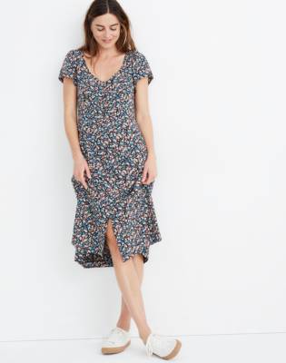 madewell muscle midi dress