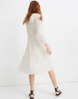 madewell polka dot dress