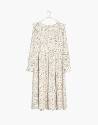 madewell polka dot dress