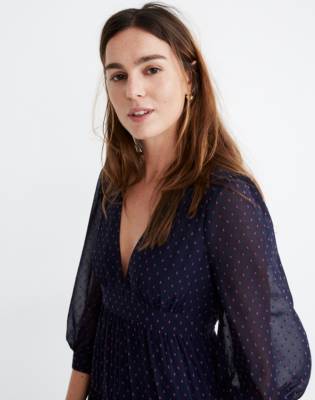 madewell clipdot dress