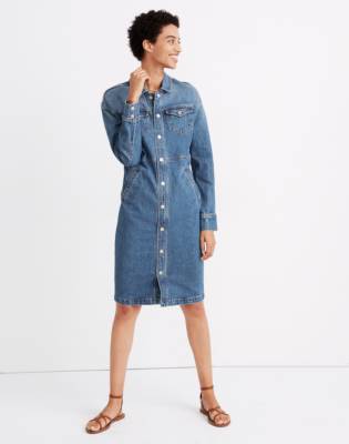 madewell pocket tee dress