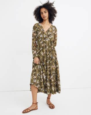 madewell horizon midi dress