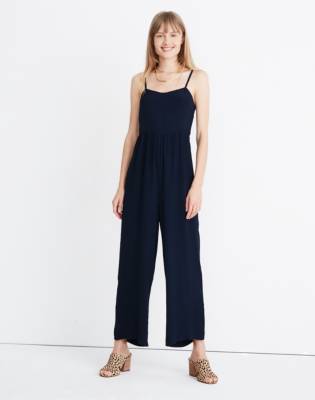 madewell navy jumpsuit