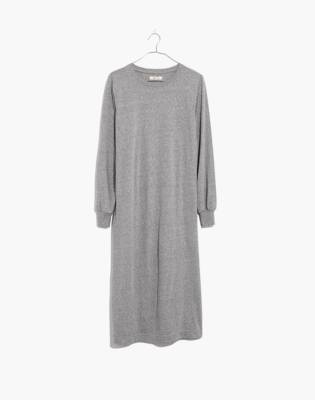 long sleeve t shirt midi dress