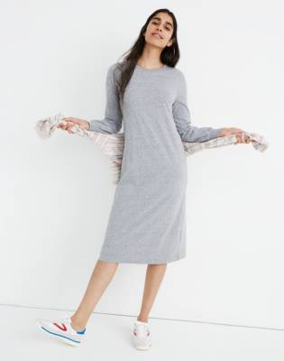 madewell midi tee dress