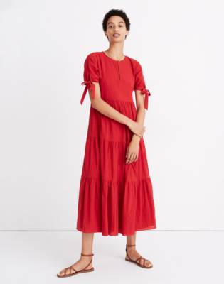 madewell red dress