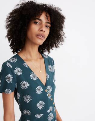 button wrap dress madewell