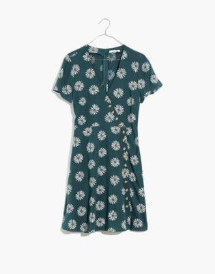 madewell daisy wrap dress