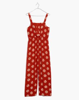 madewell button front jumpsuit