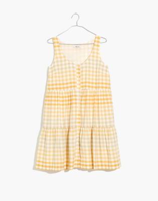 yellow gingham dress