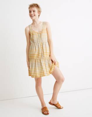 mini gingham dress