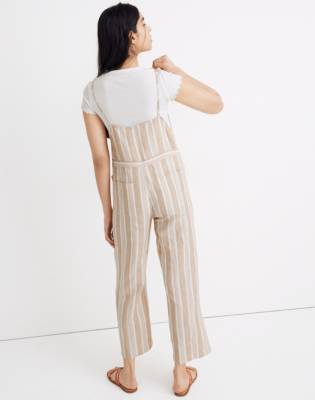 madewell tie strap overalls