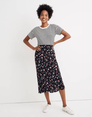 midi slip skirt