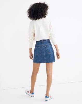 madewell denim mini dress
