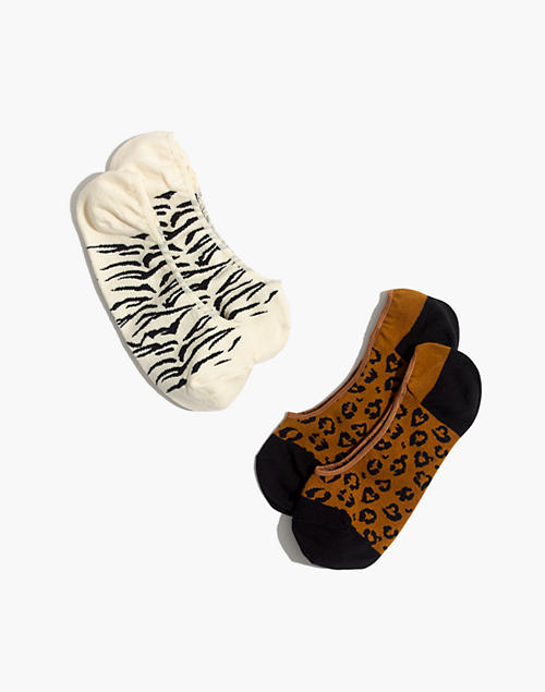 Two Pack Leopard Love Low Profile Socks