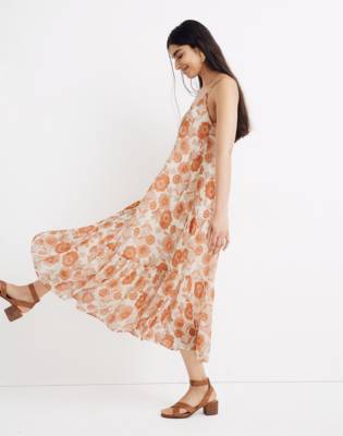 madewell cami midi dress