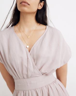 madewell linen dress