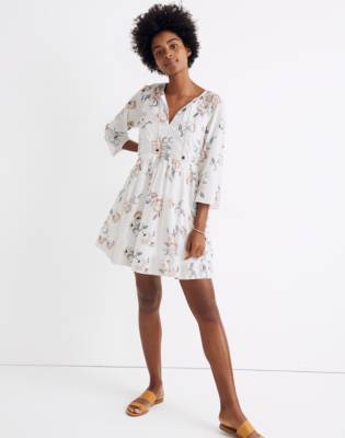 hibiscus mini dress