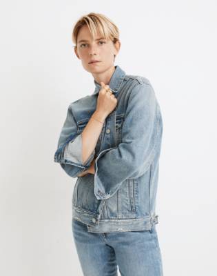 The Oversized Trucker Jean Jacket in 