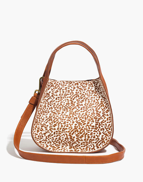 The Sydney Crossbody Bag in Spotted Calf Hair in vintage parchment multi image 1