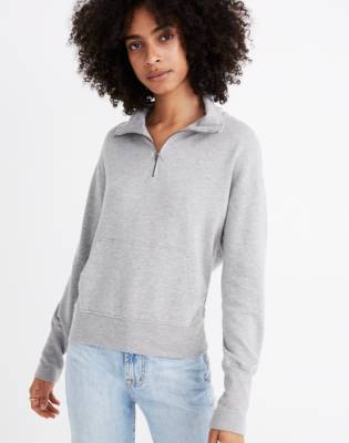 rivet and thread crop sweatshirt