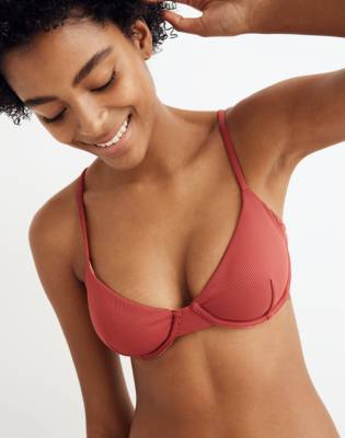 red underwire bikini top
