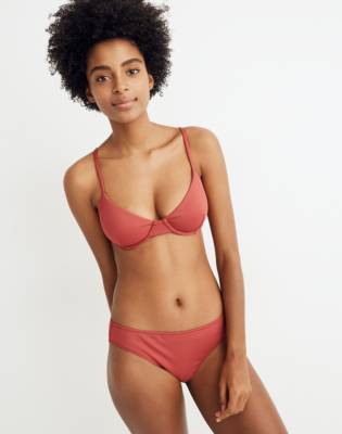 underwire half cup bikini