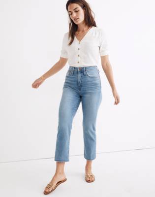 straight leg jeans for curves