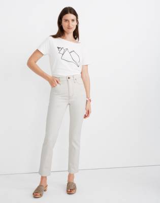 perfect summer high waist pieced jeans